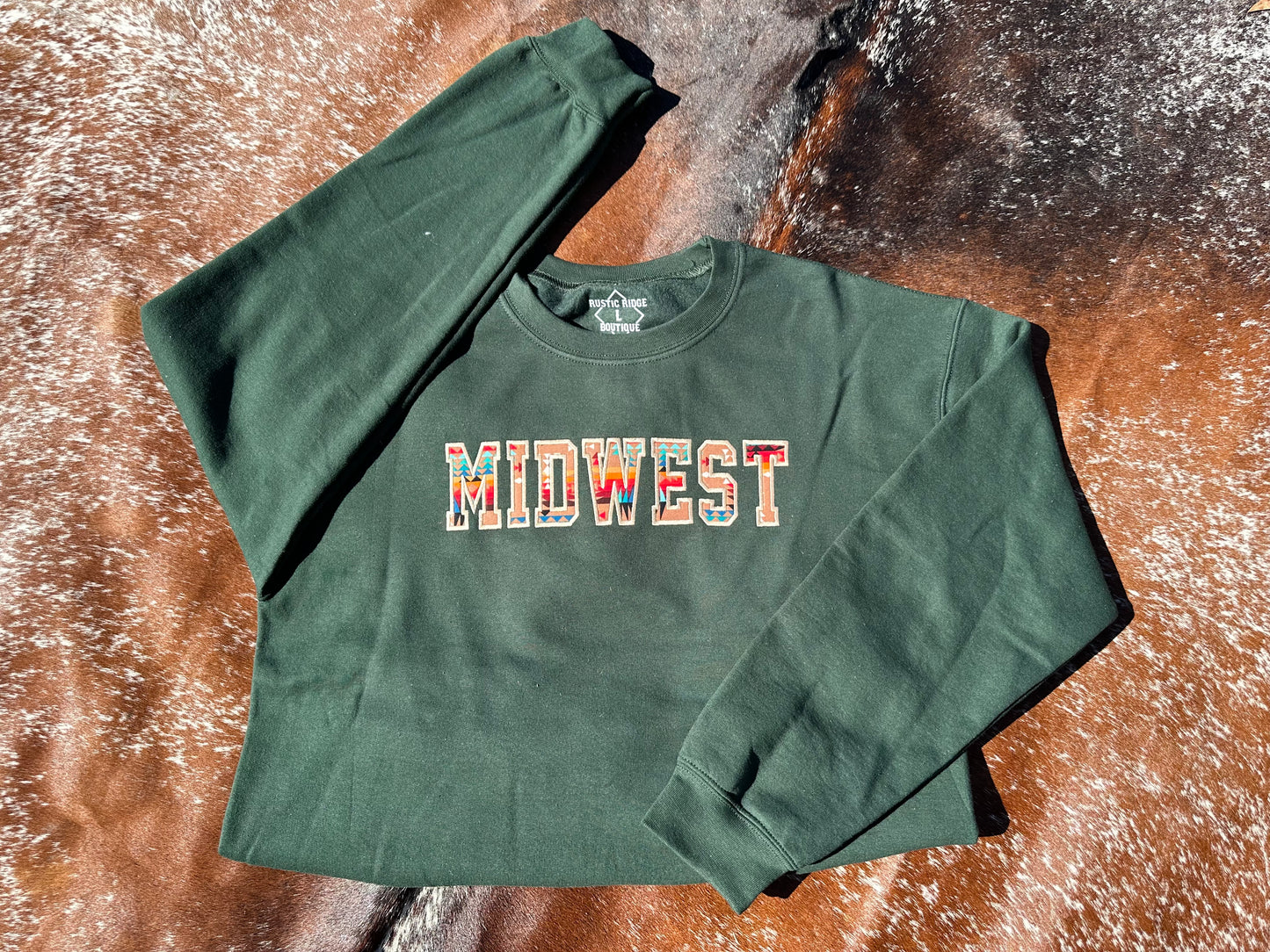 Brown Aztec Sweatshirt