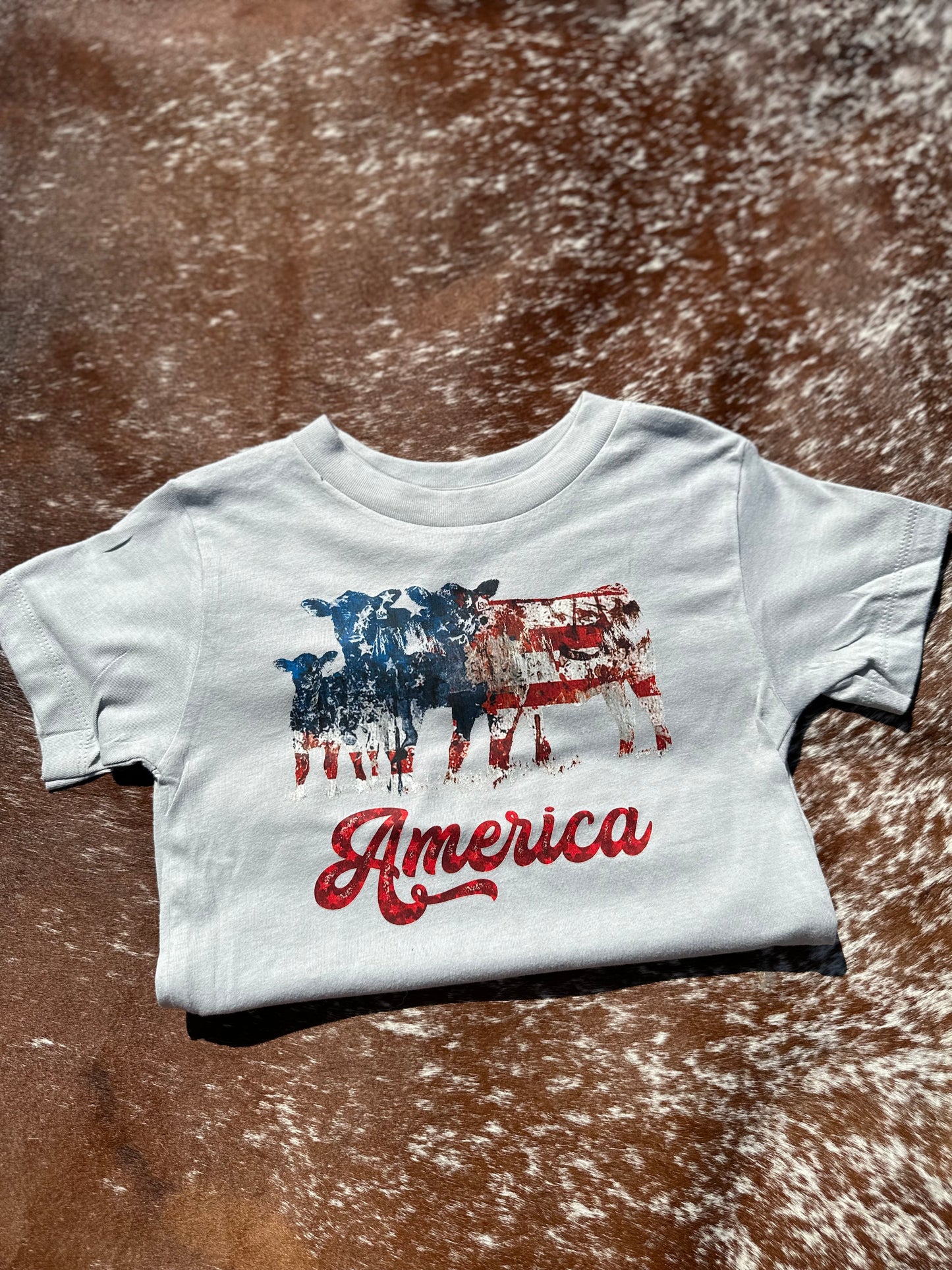 America Cattle Graphic Tee