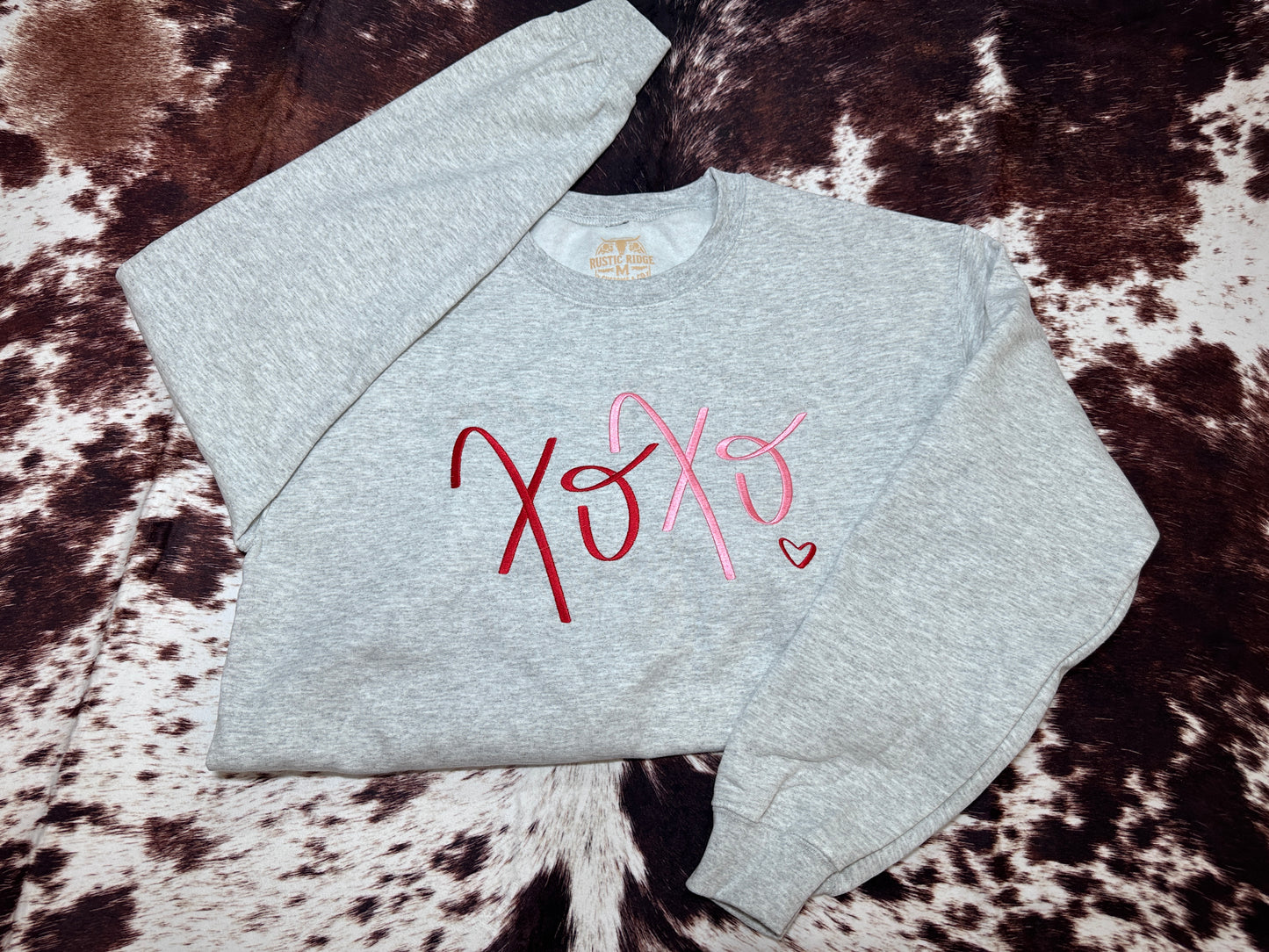 XOXO Embroidered Crewneck