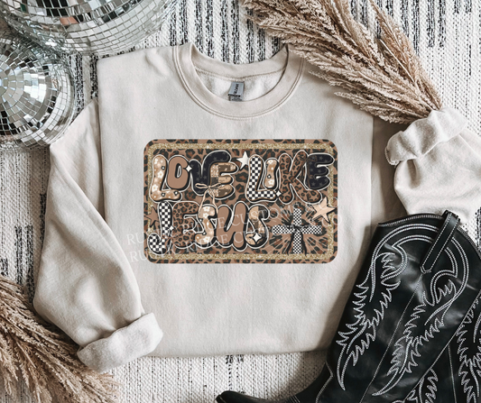 Love Like Jesus Graphic Sweatshirt