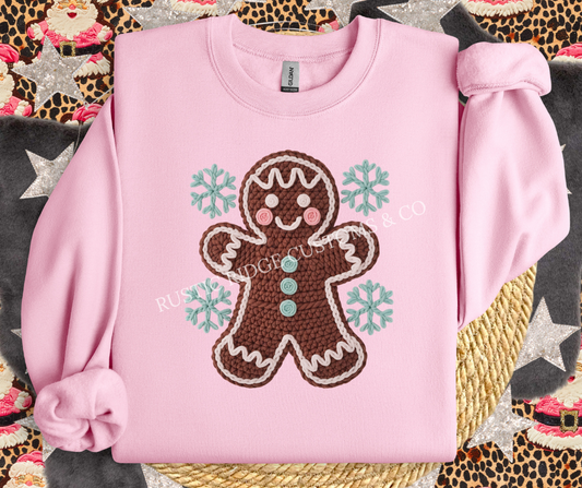 Gingerbread Man Christmas Sweatshirt
