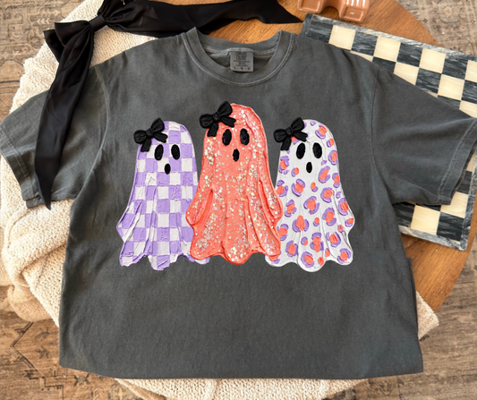 BAM Ghost Trio graphic tee in Pepper