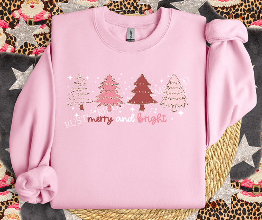 Merry and Bright Christmas Sweatshirt