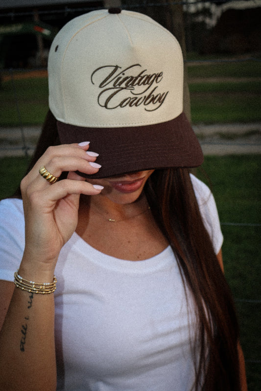 Vintage Cowboy Trucker Hat