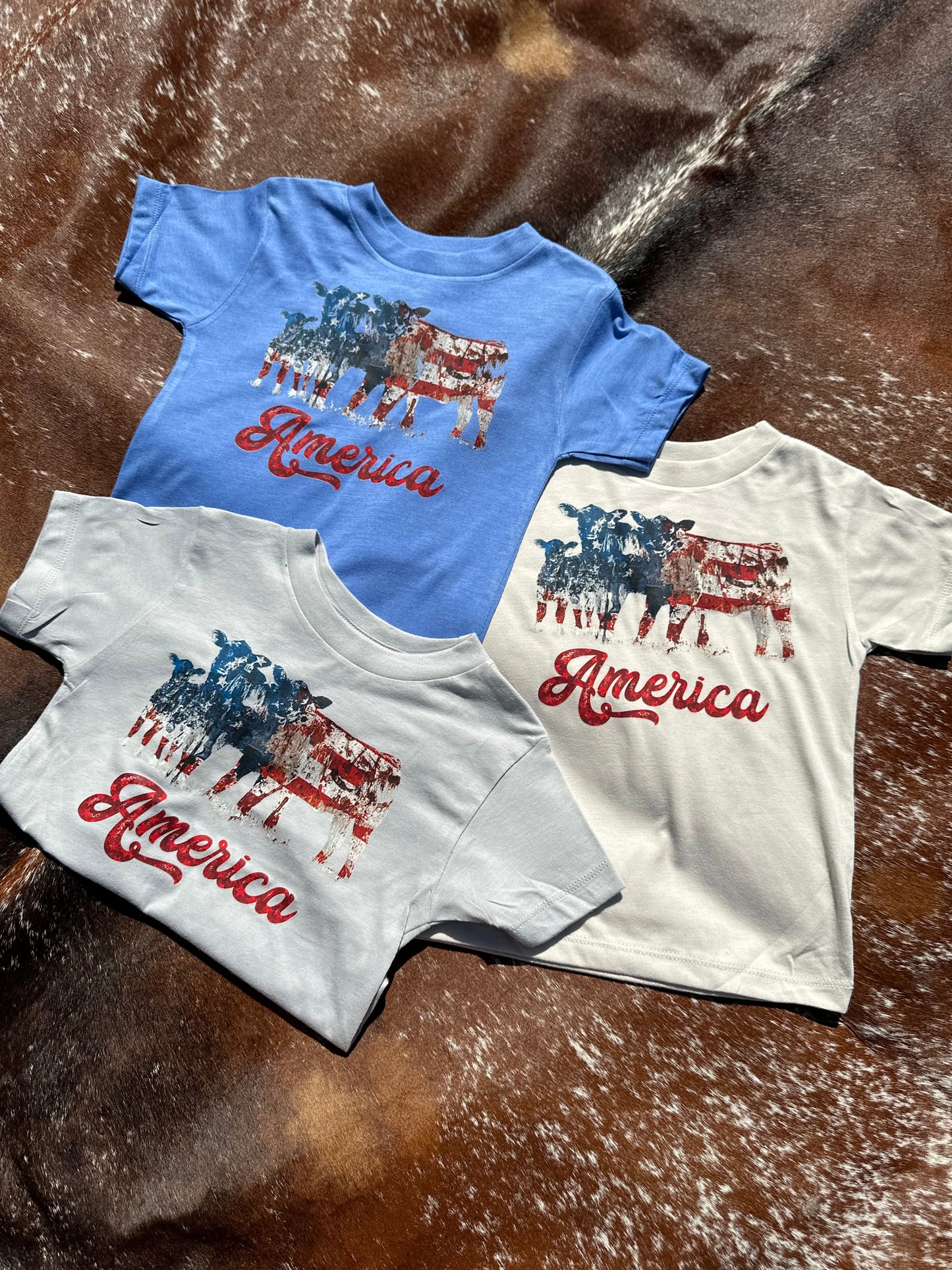 America Cattle Graphic Tee