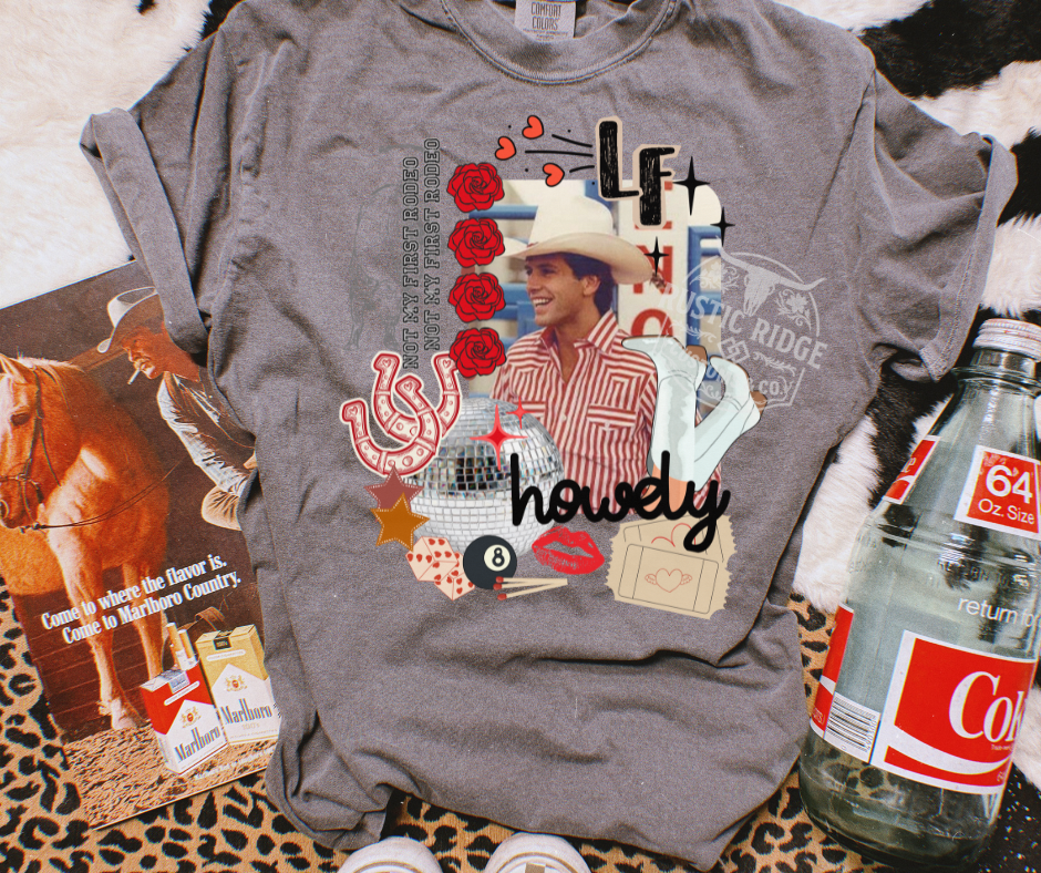 Lane Rodeo pepper comfort color tee