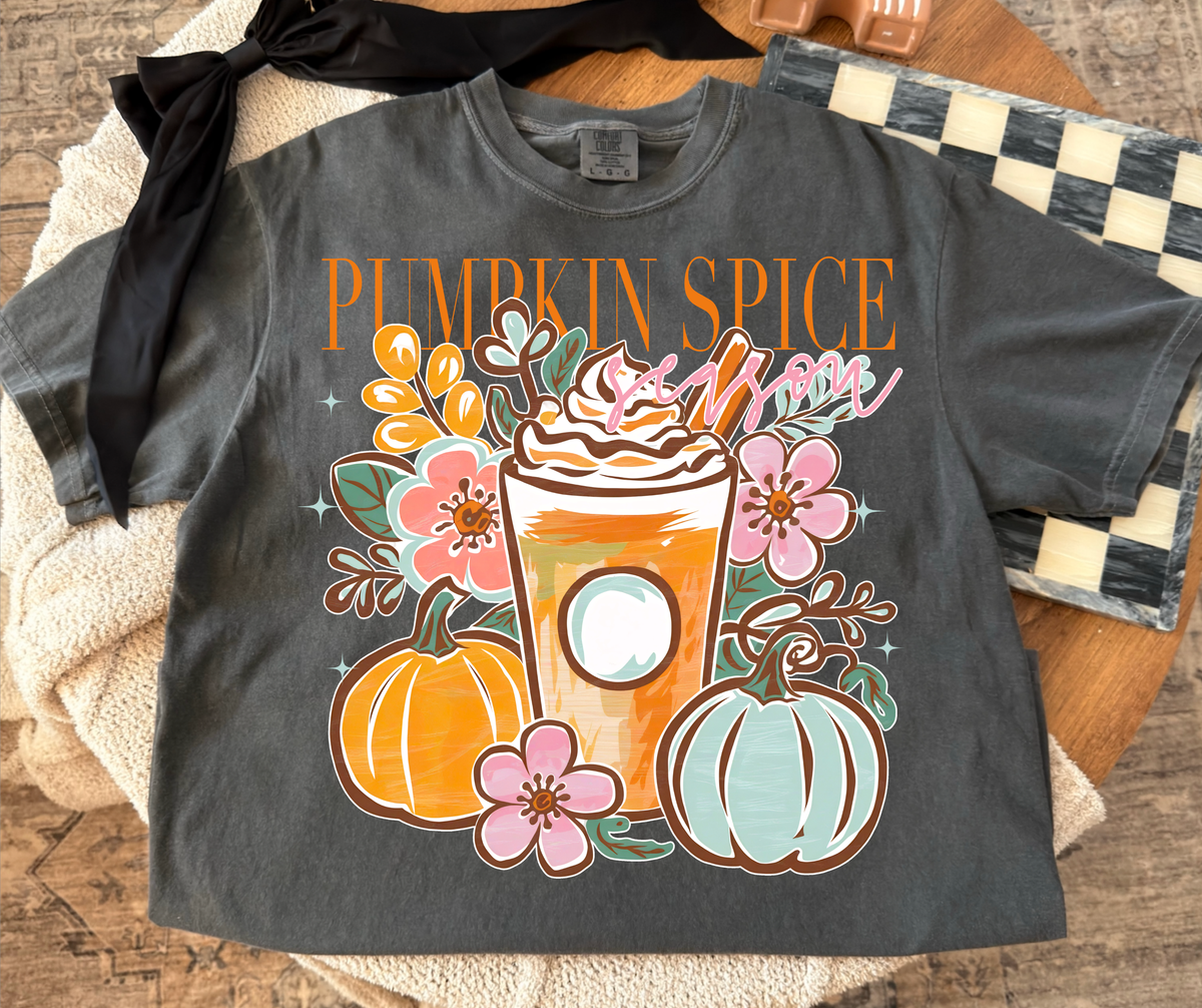 Pumpkin Spice Season graphic tee in Pepper