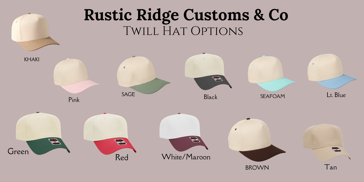 Custom Brand Applique Hats
